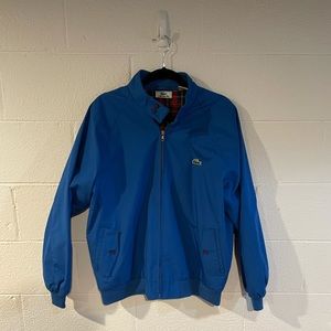 Large Men’s Lacoste blue golf jacket